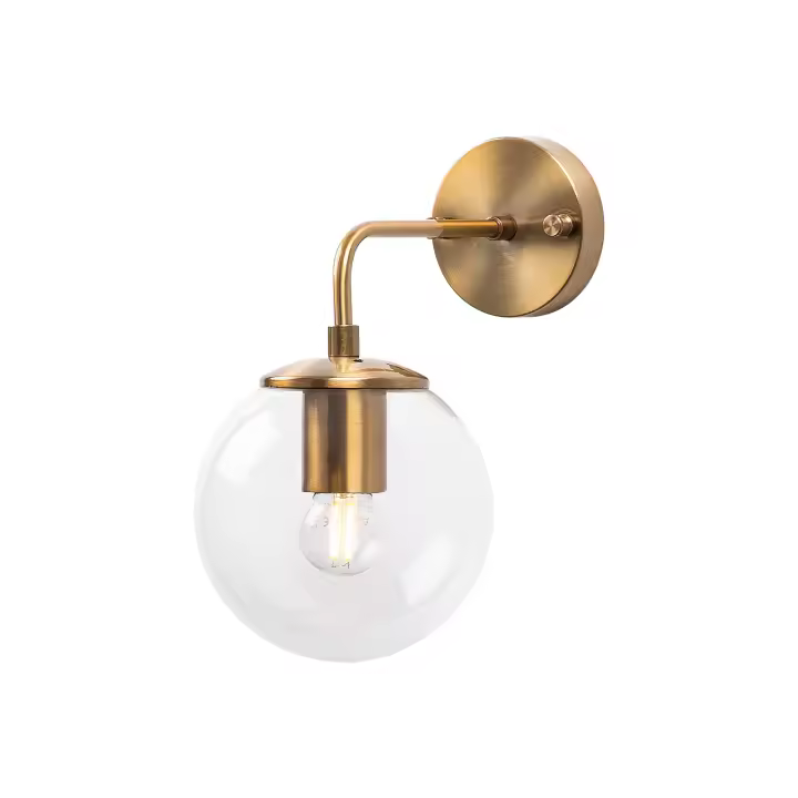 Aplique de pared WELLHOME, Estructura de metal Color Vintage - 1