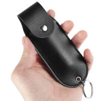 Funda De Cuero PU Para Spray De Pimienta Mini Portátil Soporte De Cuero Para Defensa Personal Con Llavero Holster De Spray De Pimienta - details 6