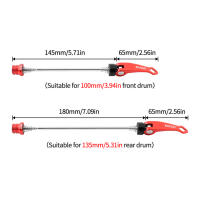 MUQZI 1 Pares De Eje De Rueda De Bicicleta Con Libera Rápida QR Para MTB Y Carretera 100mm Delantero Y 135mm Traseador Material De Aluminio - details 1