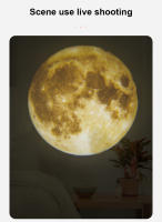 Lámpara De Noche LED USB Proyector De Luna Decoración De Pared Para Dormitorio Regalo De Cumpleaños Forma De Planeta Material ABS Fuente De Luz LED - details 1