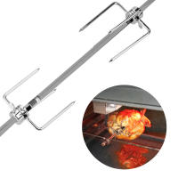 Juego De 2 Palillos Para Barbacoa Rotisserie Herramientas De Cocina Acero Inoxidable Herramienta De Asado Para Pollo En Parrilla - details 1
