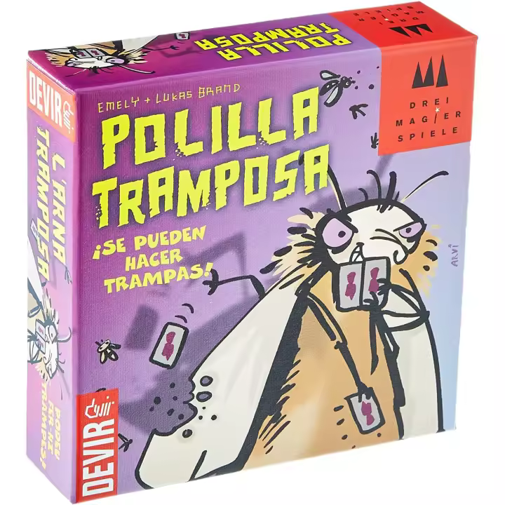 Juego Polilla Tramposa, Juego de mesa, Juego de Cartas, Juego de mesa para Niños - 1