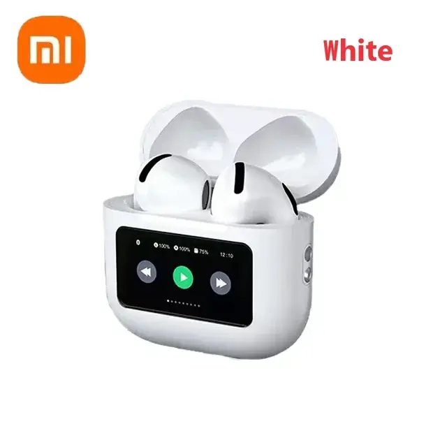 XIAOMI Auriculares inalambricos A10 pro ENC TWS con Bluetooth 5.4, dispositivo de audio con pantalla tactil, cancelacion de ruido y microfono para Android e iOS. Color Blanco - 1
