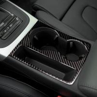 Cubierta De Copo De Nieve Para Consola Central Audi A5 A4 B8 2009-2015 Material De Fibra De Carbono Imitación Adorno Para Interior Del Coche - details 5
