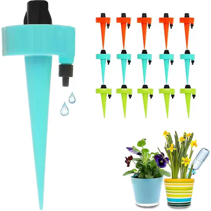 Kit de riego automático, sistema de riego para plantas con ajuste, riego de flores para plantas de jardín en maceta, plantas de interior y riego por aspersión, kit de bricolaje - 1