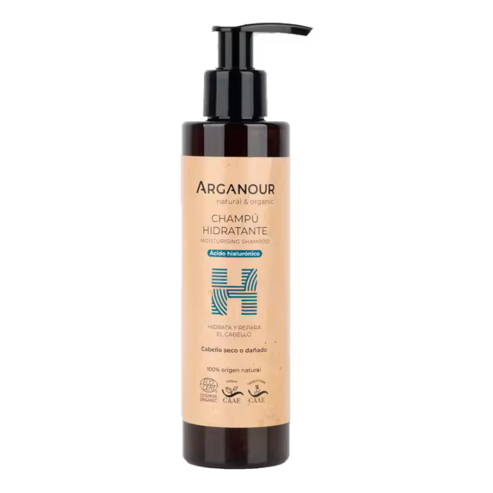 Champú hidratante con ácido hialurónico ARGANOUR - 1