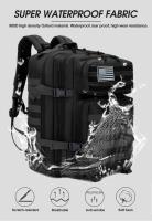 Mochila táctica de viaje para hombre, bolsa de gran capacidad, impermeable, para deportes al aire libre, multifuncional, 50L - details 4