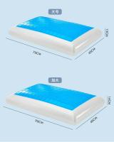 Almohada De Gel De Silicona Para El Verano Almohada De Memoria Con Enfriamiento Para El Cuello Almohada Ortopédica Para La Columna Vertebral Curativa - details 10