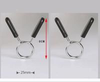 Kit De Pesas Para Gimnasio Doméstico 2pcs Clip De Barril 2.5cm De Acero Resistente Para Hombres Y Mujeres Cerradura Rápida De Collar De Resorte - details 1