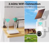 Hiseeu WTD714 4MP Cámara de seguridad inalámbrica con panel solar, resolución HD 2K, detección de movimiento PIR, audio bidireccional, visión nocturna, WiFi de 2.4GHz, giro de 355° y inclinación de 90°, resistente al agua IP66 - details 10