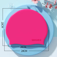 Gorro De Natación De Silicona Impermeable Y Elástico Para Mujeres Y Hombres Gorro De Natación Puro Color De Alta Elasticidad - details 13