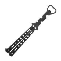ABRIGADOR DE CERVEZA Plegable De Acero Inoxidable Abrebotellas Forma De Mariposa Herramienta De Entrenamiento Para Deporte Y Aventura - details 2