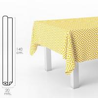 Oryx Mantel Hule Redondo Cuadros Beige Impermeable PVC Ø 140 Cm | Uso Interior y Exterior - details 3