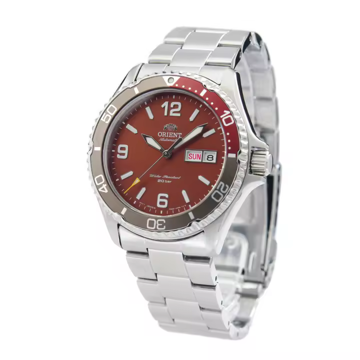 reloj automático buceo hombre Orient Kamasu RA-AA0820R 41.8mm 200m WR cristal de zafiro correa de acero - 1