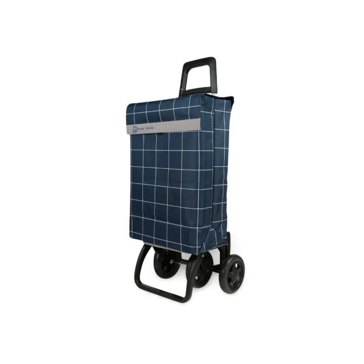 Carro de compras duradero de gran capacidad con ruedas diseño sencillo y atractivo ideal para facilitar el transporte de artículos y compras diarias práctico y funcional para todas tus necesidades - 1