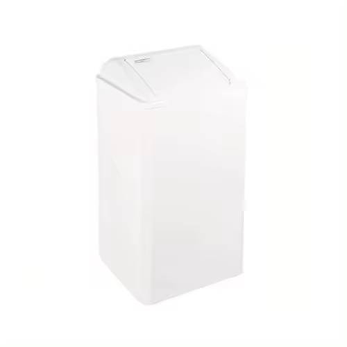MEDICLINICS PP0080 Papelera con tapa auto-retorno Blanco - 1