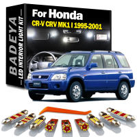 Kit De 8 Piezas De Luces LED Canbus Para Honda CR-V MK1 1995-2001 Luz De Mapa Interior Y Túnel Bombillas De Luz SMD 5730 Alta Calidad T10 12V 2.4W - details 0