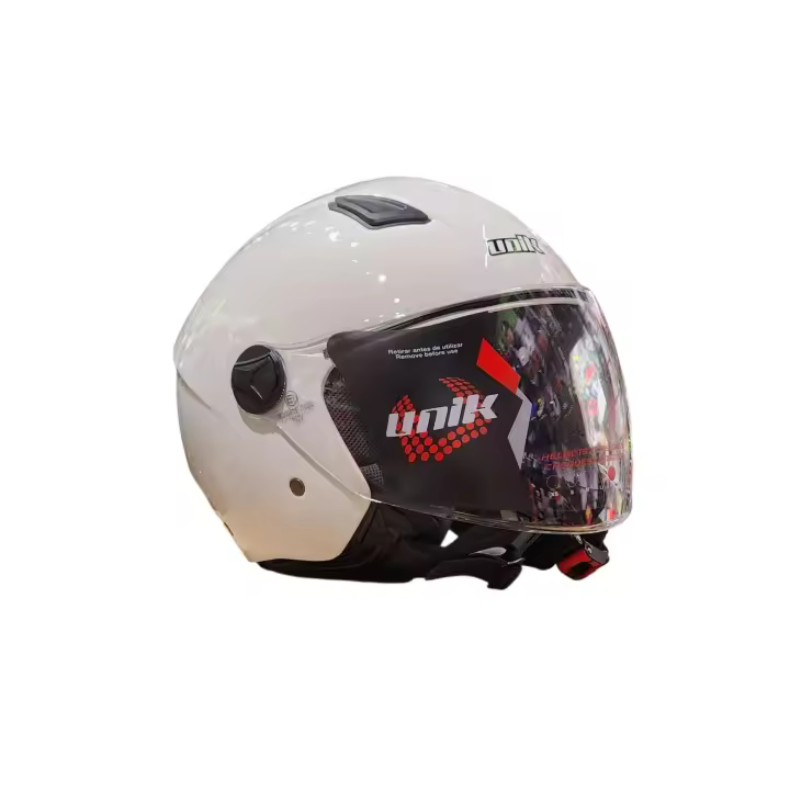 Casco Jet Unik Astro Blanco Brillo ECE 22.06 - 1