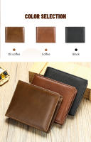 Cartera De Cuero Genuino Para Hombre WESTAL Con Bolsillo Para Monedas Y Tarjetas Tres Hojas Cierre De Cordón Casual - details 0