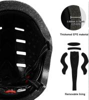 Adult Bike Helmet with Integrated LED Front and Rear Light, Smart and Safe Bling Helmet with 4 Mode Alert Lights, Adjustable/Breathable/USB Charging B - details 2