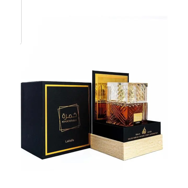 Khamrah Eau de Parfum Lattafa - Perfume de vainilla dulce, cálido y especiado, unisex, 100 ml - 1