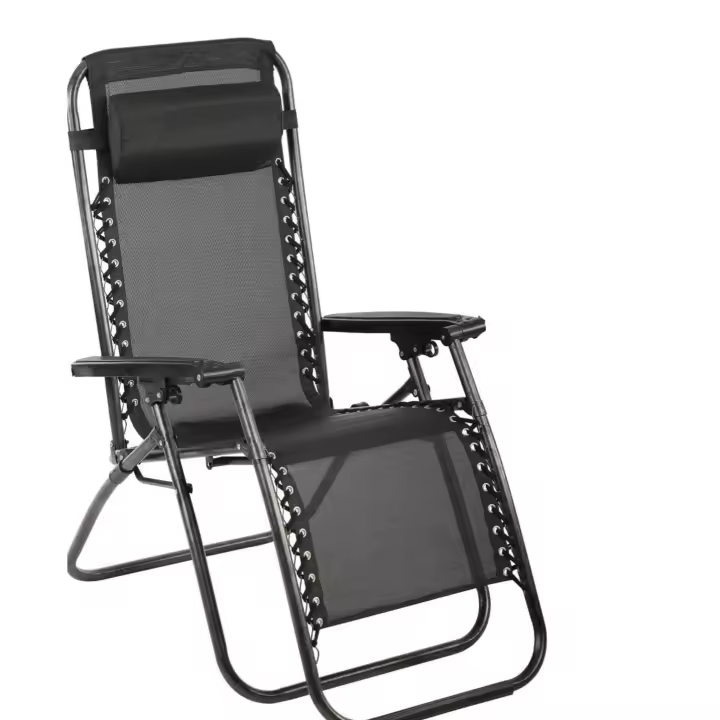 Silla plegable gravedad cero tumbona ajustable sillón reclinable con reposacabeza gravedad, medida 190x58x30, peso 6kilos  cero para playa, jardín, terraza, patio - 1