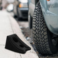 Bloque De Rueda De Goma Resistente Para Carrocerías De Camión Y ATV Bloque De Rueda Fácil De Transportar Para Neumáticos Delanteros Y Traseros Para Coches Camiones Y RVs - details 7