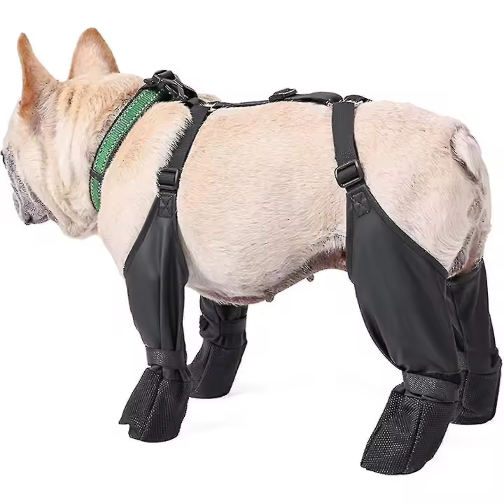 Botas de Invierno antiteslizantes para Perros, BOTAS impermeables para Perros with Correos auxiliares, Zapatos resistentes para Perros with Suela de Goma, Zapatos de senderismo para Perros a prueba de Caídas - 1