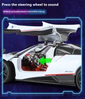 Modelo De Coche Pagani Huayra a Escala 1:24 Con Acción De Retroceso Retro Para Regalo Perfecto Para Enthusiasts De Carreras Y Coleccionables De Exposición - details 14