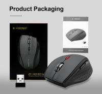 Ratón De Juego Y Oficina E-YOOSO E-1010 USB 2.4G Wireless 2400 DPI Óptico Ergonómico Para Laptop PC Computadora Con 5 Botones - details 10