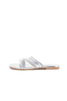 Paloma Wang Sandalias planas para mujer con tiras cruzadas de strass - details 9