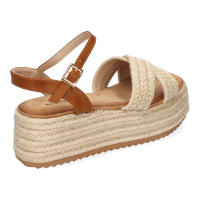 Davinia Shoes Sandalia de Plataforma de Yute para Mujer, Comodas y Elegantes, Diseño Moderno con Pala Trenzada y Cierre de Hebilla, Ideales para Primavera-Verano. Shoes&Blues.es F230-20 - details 2