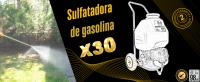 Sulfatadora Mochila con Carro a Gasolina MIXURY X-30.  2T, 27cc., 1,2 cv., 8 lt/min. 30l. Lanza de 90 cm y manguera de 10 m - details 0