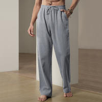 Pantalones deportivos casuales sueltos de lino transpirables de hip-hop para hombre de nueva tendencia de primavera y verano - details 31