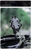 Soporte De Navegación Para Motos Y Bicicletas Eléctricas Absorción De Choque Soporte Para Teléfono Móvil Instalación Sencilla Material De Aluminio - details 7