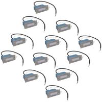 vidaXL Luces LED empotrables para escaleras 12 uds 44x111x56 mm - details 1