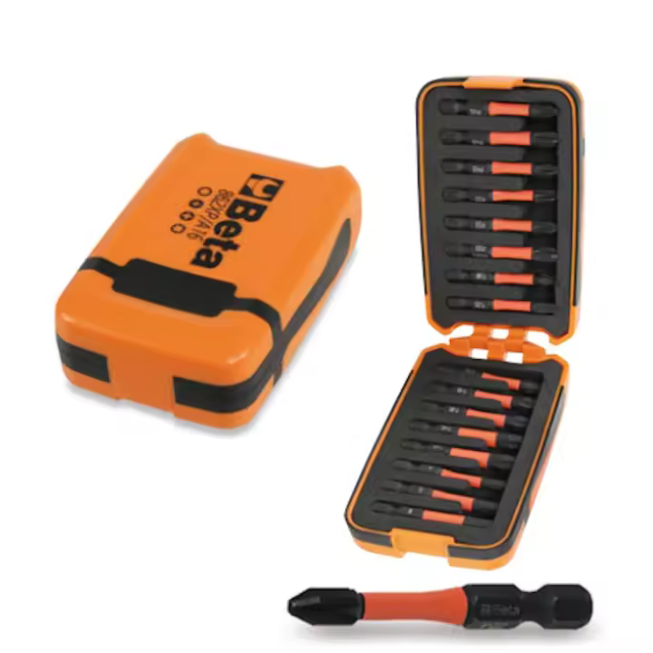 Beta Tools 862XP/A16 Juego de 16 Puntas de Impacto en Estuche de Bolsillo - 1