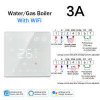 Termostato De Calentamiento Wifi Tuya Para Suelo Calentado Digital Regulador De Temperatura Alexa Google Home 220V 16A Color Blanco Y Negro - details 16