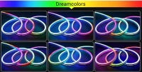 Luces LED Neón Wiscolor 5V USB RGBIC 1M 2M 3M 5M Impermeables Con Control Remoto Y Sincronización Musical Para Decoración De Hogar - details 7