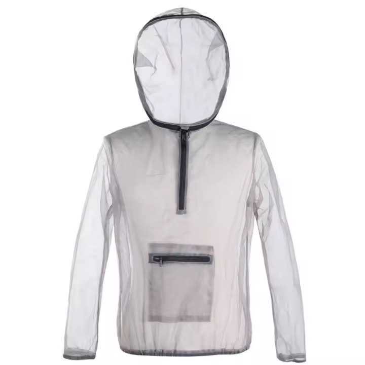 Camisa Protectora De Malla Ultraligera Con Capucha Para Pesca Y Camping Protección Contra Insectos Y Mosquitos Para Exteriores - 1