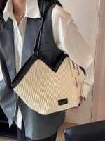 Bolso De Hombre Para Mujer Diseño Moda Nueva Línea Tote De PU Con Cierres De Cremallera Y Dos Manijas Estilo Casual - details 8