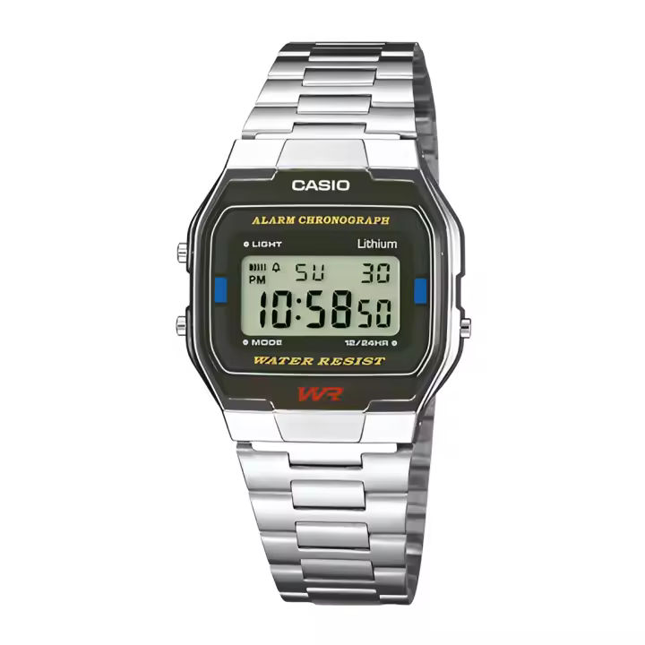 Reloj Casio Vintage A163WA-1QES Digital Unisex - 1
