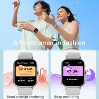 Reloj inteligente para mujeres y hombres, contestar/hacer llamadas, monitor de actividad física, frecuencia cardíaca, presión arterial, monitor de oxígeno en sangre, podómetro, calorías, contador de - details 0