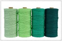 Cordón De Algodón Colorido Hecho a Mano Para Decoración Bohemia 4mm 100% Algodón Tejido Macramé DIY Para Casamiento Y Hogar 110 Yardas - details 12