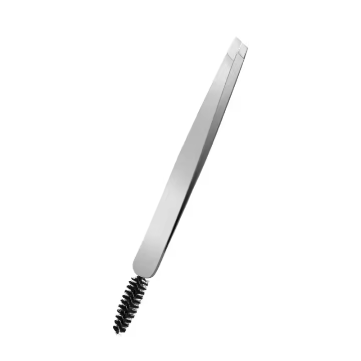 Aparato De Belleza Para Cejas Con Brocha Y Cortador De Pestañas Postizas Acero Inoxidable Bocadillo Delgado Para Uso Personal - 1