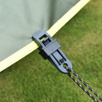 20PCS Clip De Tenda Puxar Y Empurrar Clip De Adhesión Para Tenda Accesorios De Camping Al Aire Libre Correas De Cierre Antigolpes Para Tenda - details 2