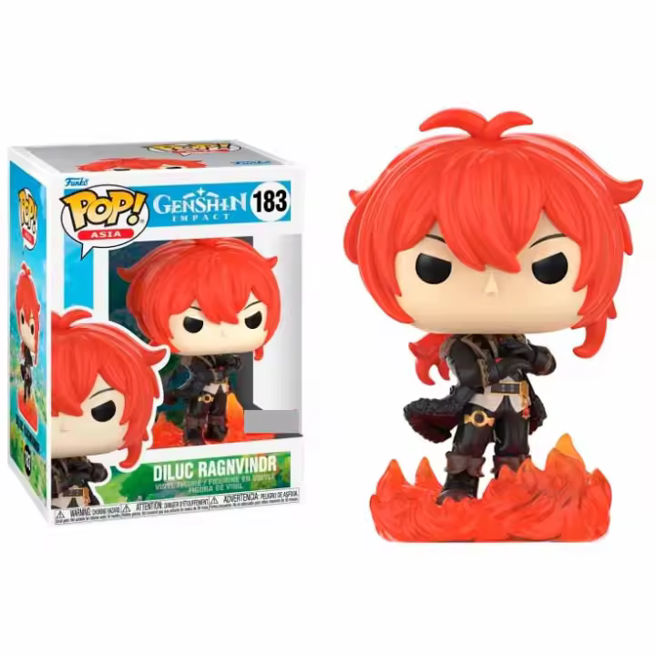 Funko Pop! Asia Genshin Impact, Diluc Ragnvindr 183 - 1