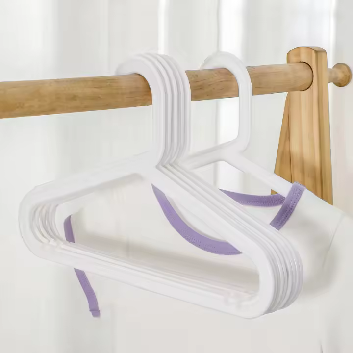 Organizador De Ropa Infantil Portátil 10 Piezas Gancho De Plástico Para Bebés Y Niños Armario De Mostrador Para Ropa De Niños - 1