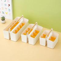 Caja De Almacenamiento Portátil Grande De Plástico Con Divisores Ajustables Y Manijas Para Suministros De Arte Manualidades Y Artículos De La Familia - details 4