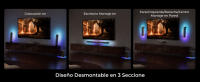 Barra de Sonido ULTIMEA Apollo S80 5.1 Canales para TV con Dolby Atmos, Potencia máxima 320W, Sistema de Sonido Envolvente para Smart TV con Subwoofer, Barra de Sonido PC Desmontable con Luz RGB, HDMI eARC/Opt/AUX/BT - details 8